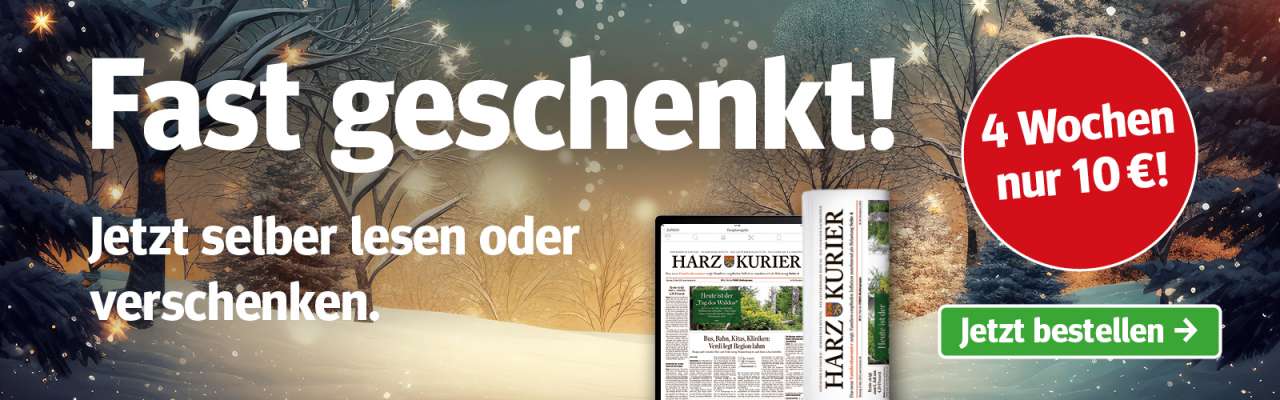 Harz Kurier Gedruckte Zeitung Jetzt Abonnieren Aboshop Harz Kurier