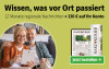Text: Wissen, was vor Ort passiert. 12 Monate regionale Nachrichten + 130 € auf Ihr Konto. Jetzt bestellen