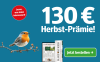 Angebot: 130 Euro Herbstprämie für 12 Monate Harz Kurier Print und Digital mit Rotkehlchen und Bestellbutton